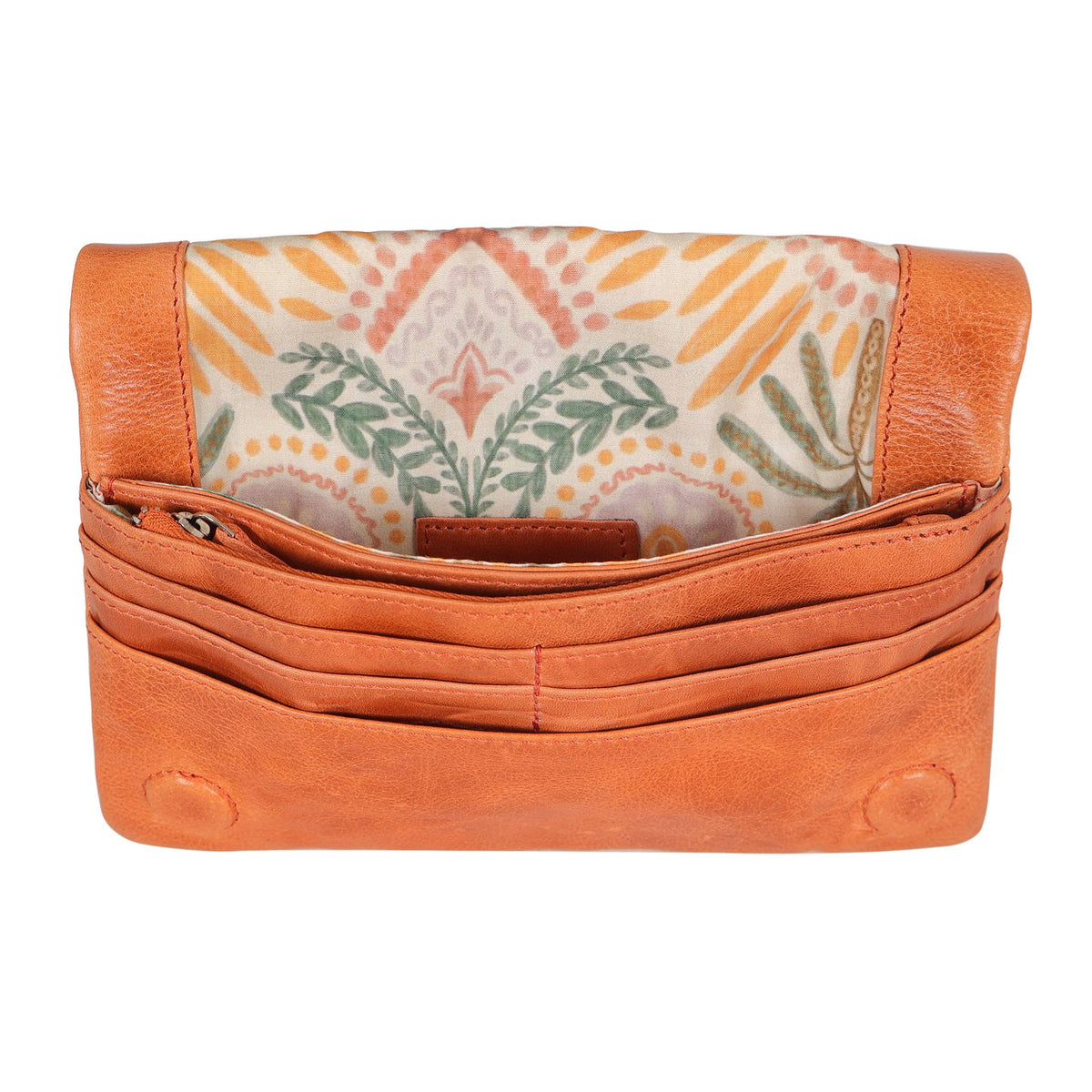Terry Crackled Napa Leather Wallet