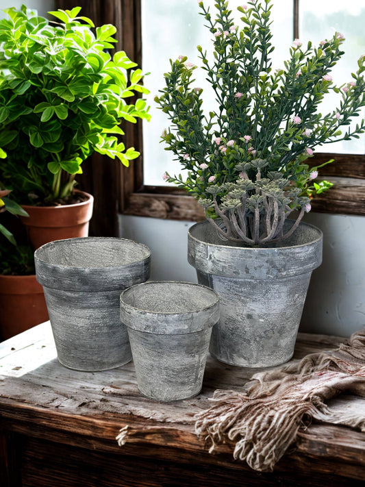 Zinc Flower Pot