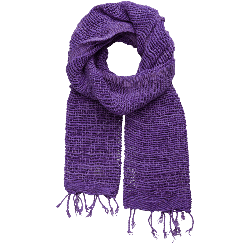 100% Cotton Fair Trade Free Weave Scarf for Fall and Winter