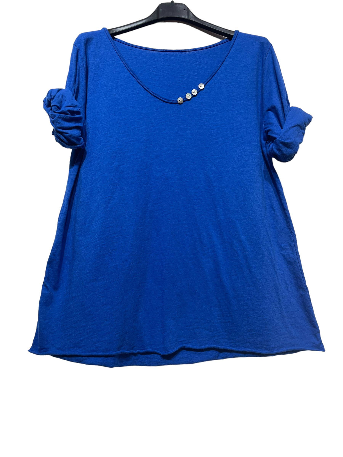 69461 BASIC COTTON TSHIRT: Black