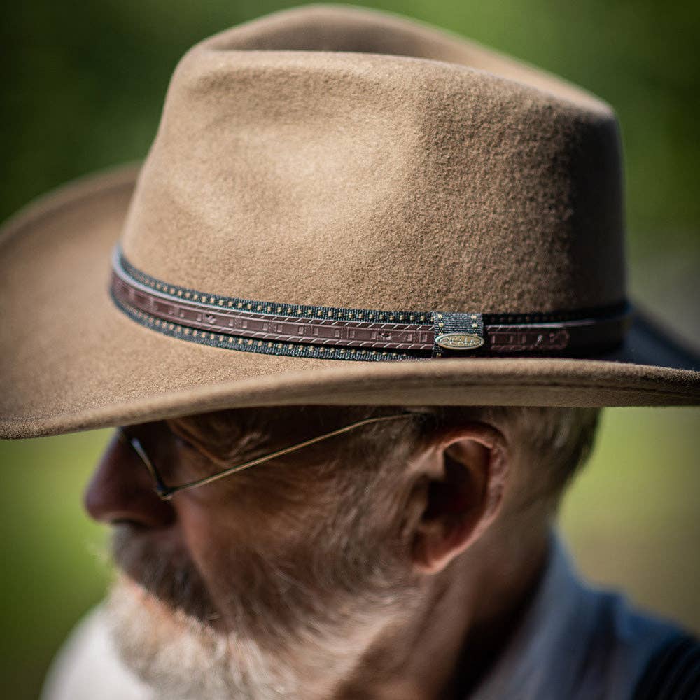 Mens Winter Wool Felt Crushable Hat- San Antonio
