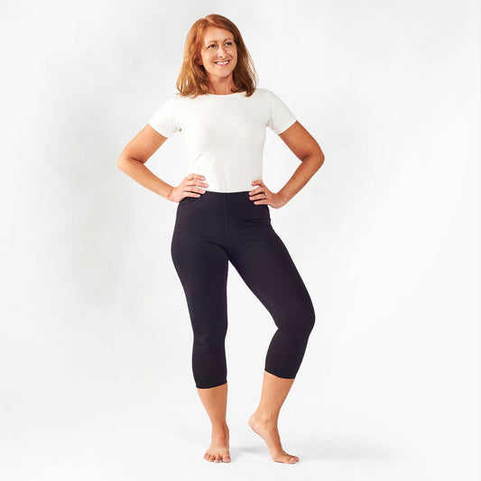Organic Cotton Base Layer Mid-Calf Leggings