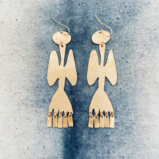Brass Earring