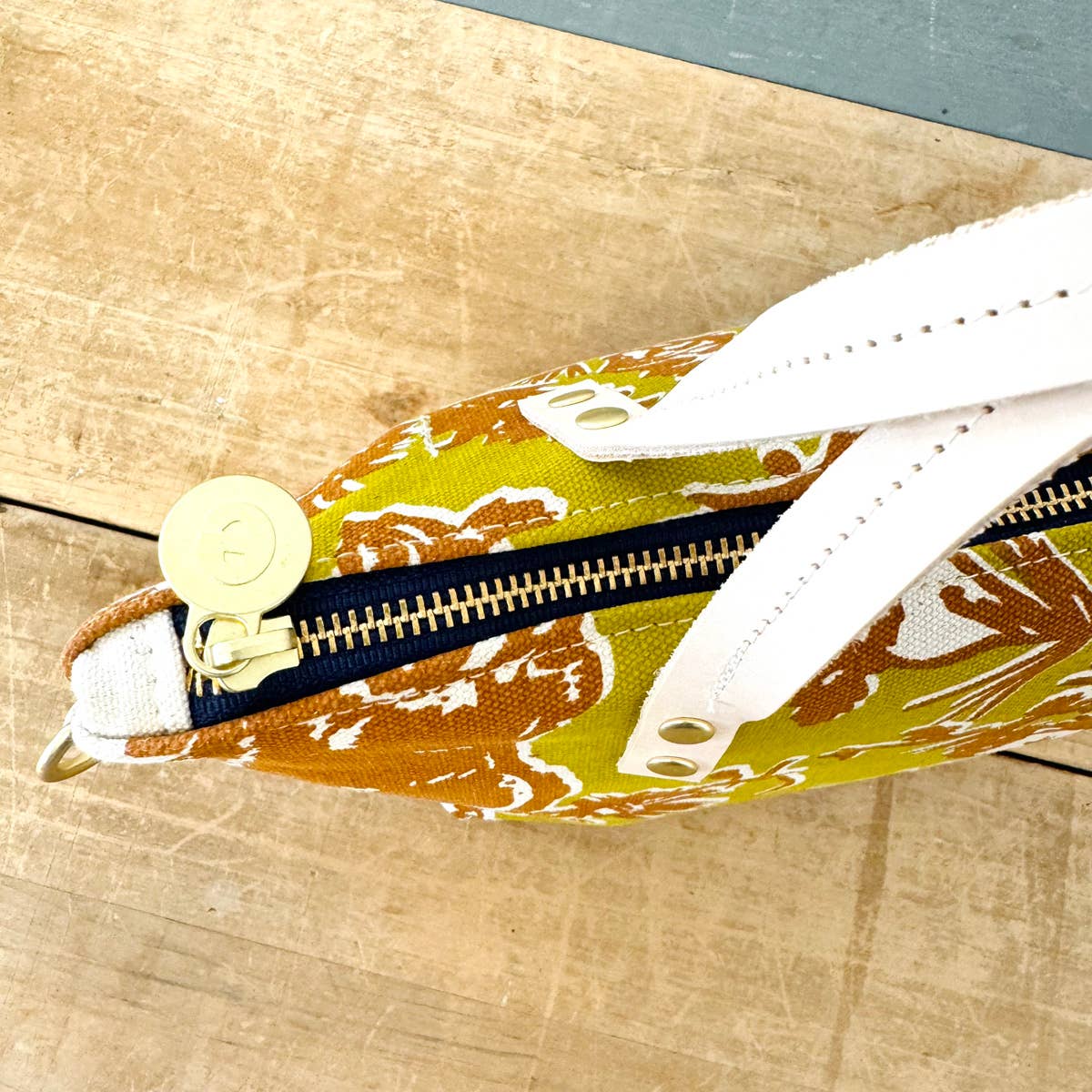 Pine Cone Tree Heavy Linen or Heavy Canvas Satchel Bag