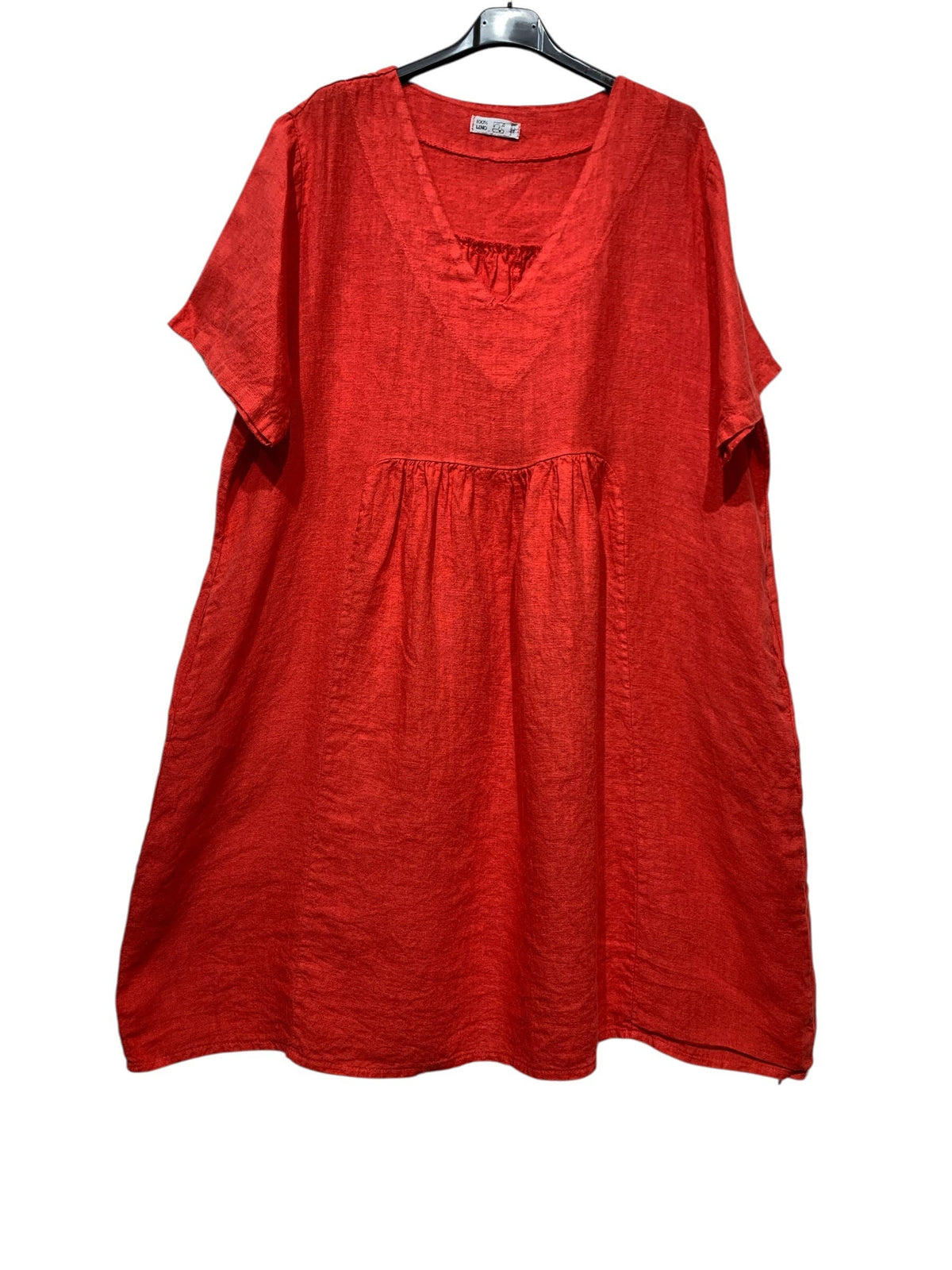 56462 THICK LINEN DRESS