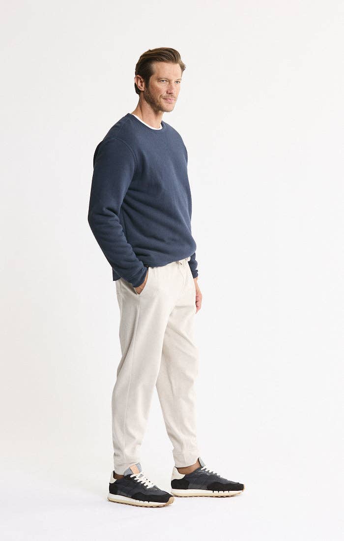 Kent Jacquard Sherpa Lined Crewneck