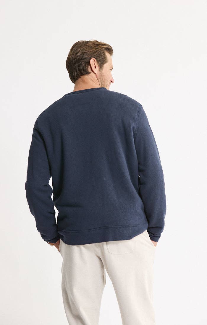 Kent Jacquard Sherpa Lined Crewneck