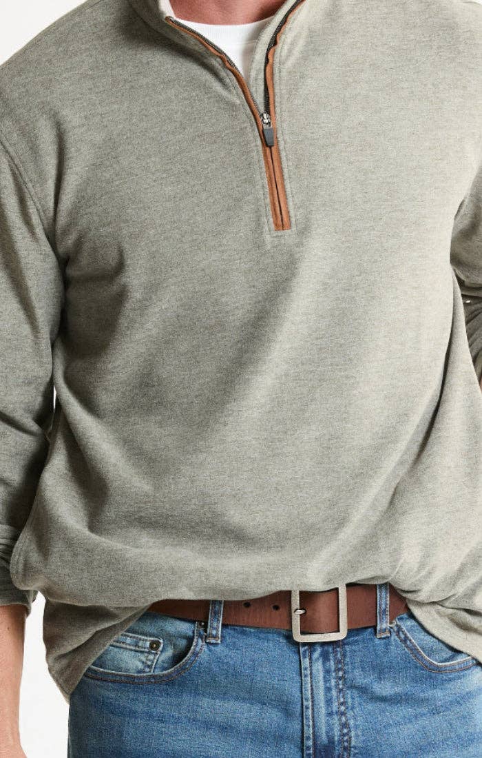 Ultra Soft Heather Pullover Quarter Zip