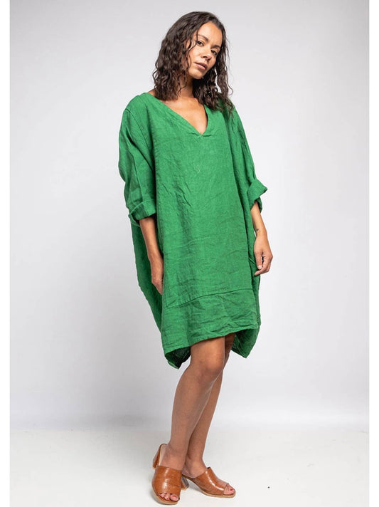 LINEN DRESS. 67188 MELANIA