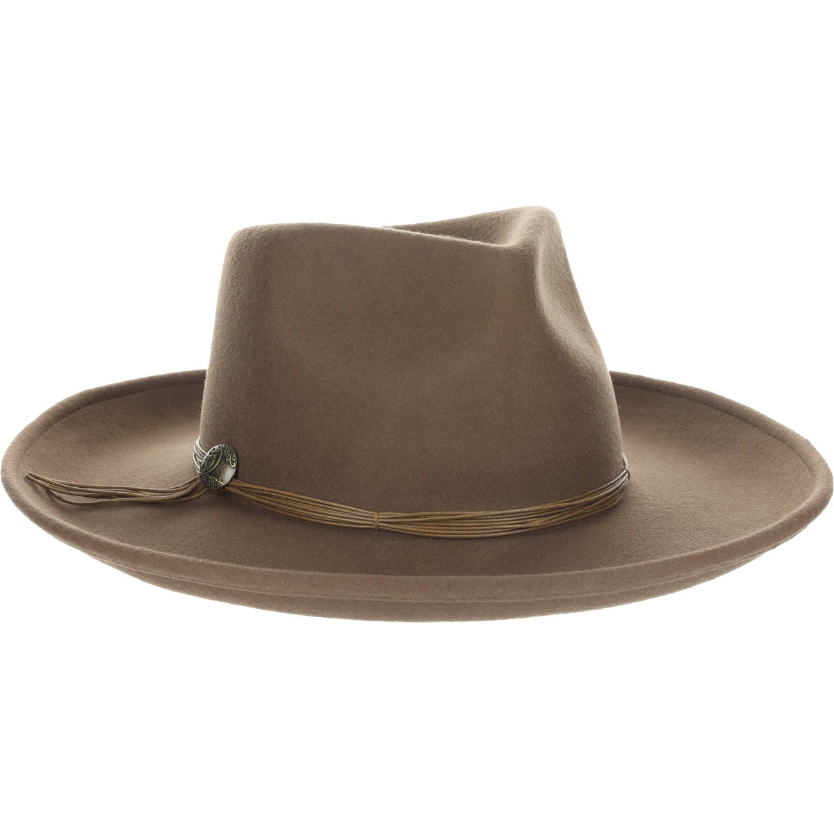 Womens Fall Wool Felt Rancher Hat Wide Brim- Palermo