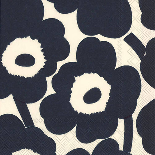 Paper Cocktail Napkin 20 Ct Unikko Nature Marimekko Fall