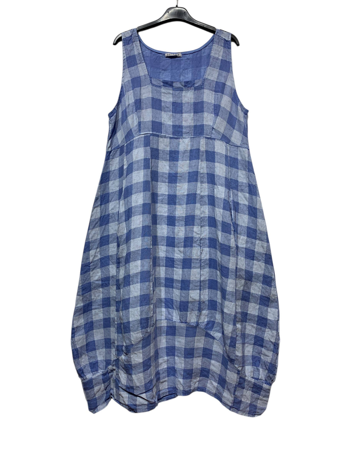 Gingham Linen Dress