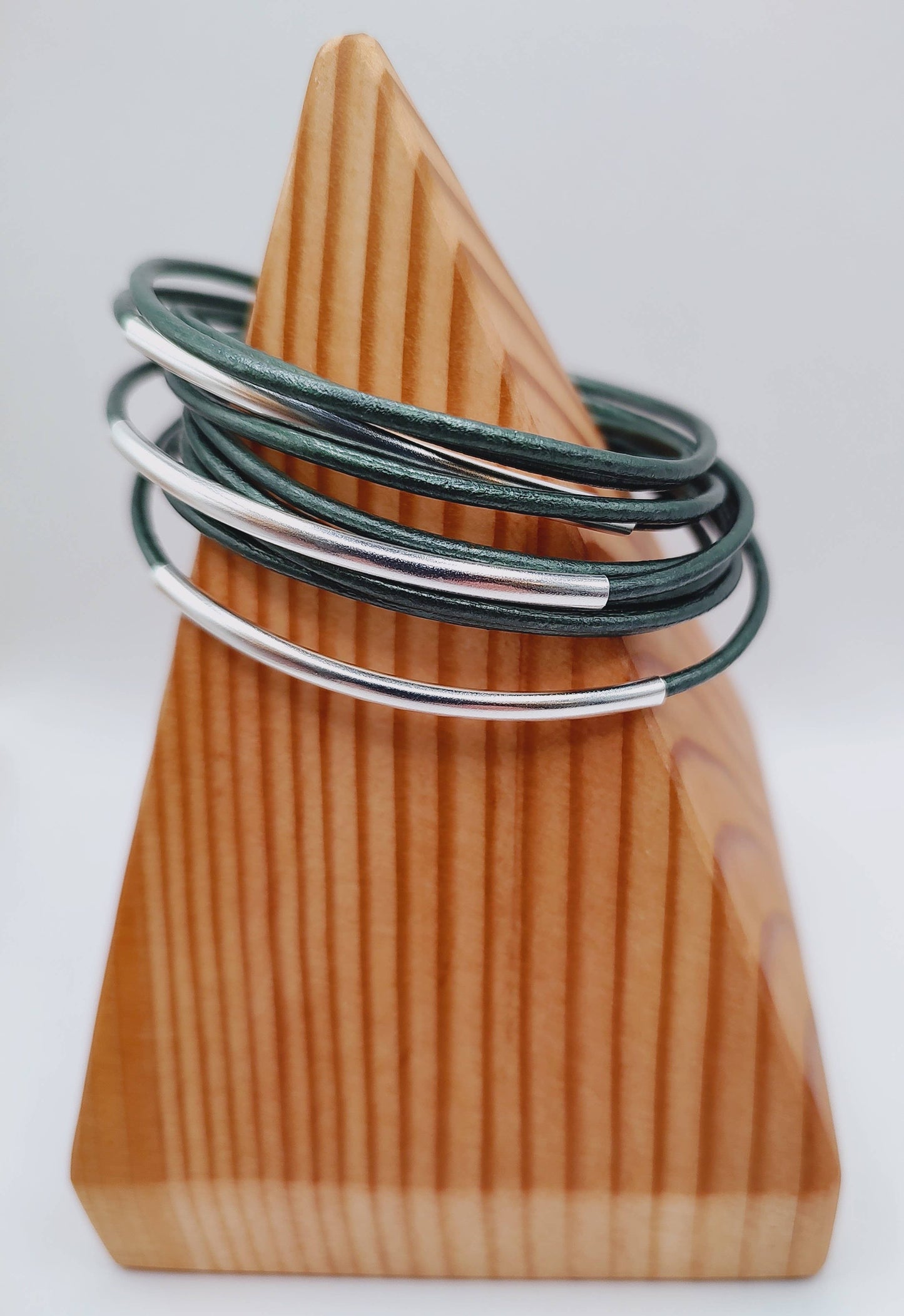 Metallic Sea Green Original Leather Wrap