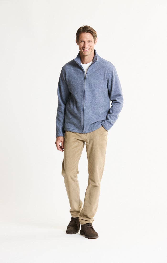 Heathered Knit Full-Zip