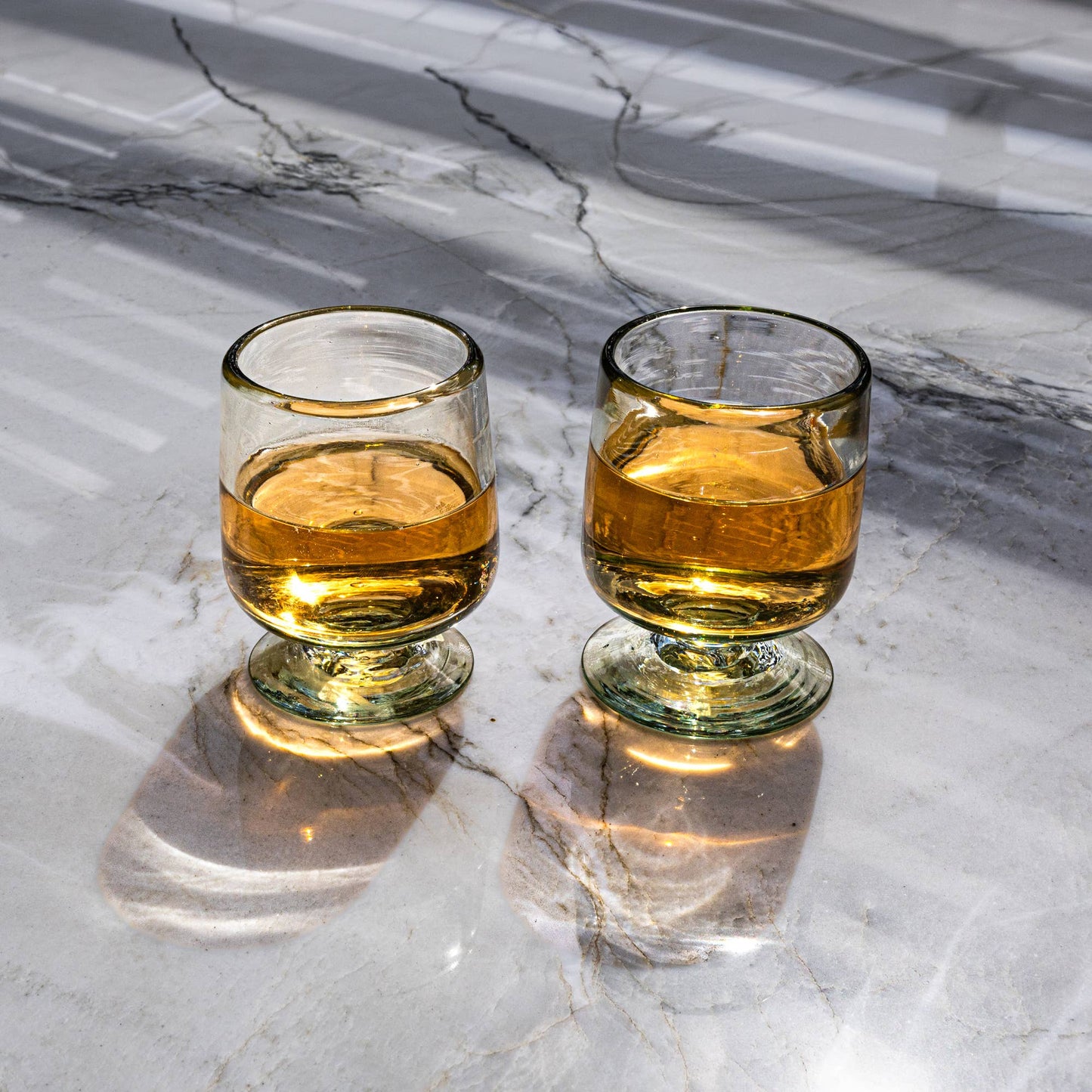 Handblown Short Stemmed Wine Glass