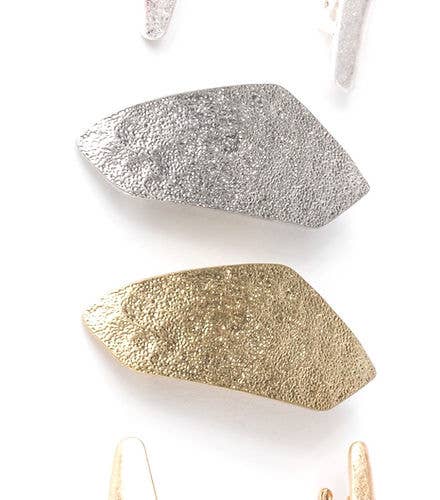 Cynthia Brushed Rock Barrette