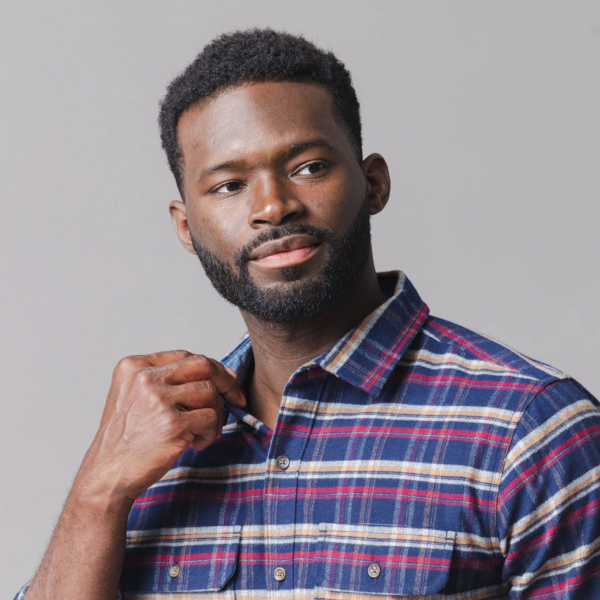 Organic Flannel Double Pocket Shirt