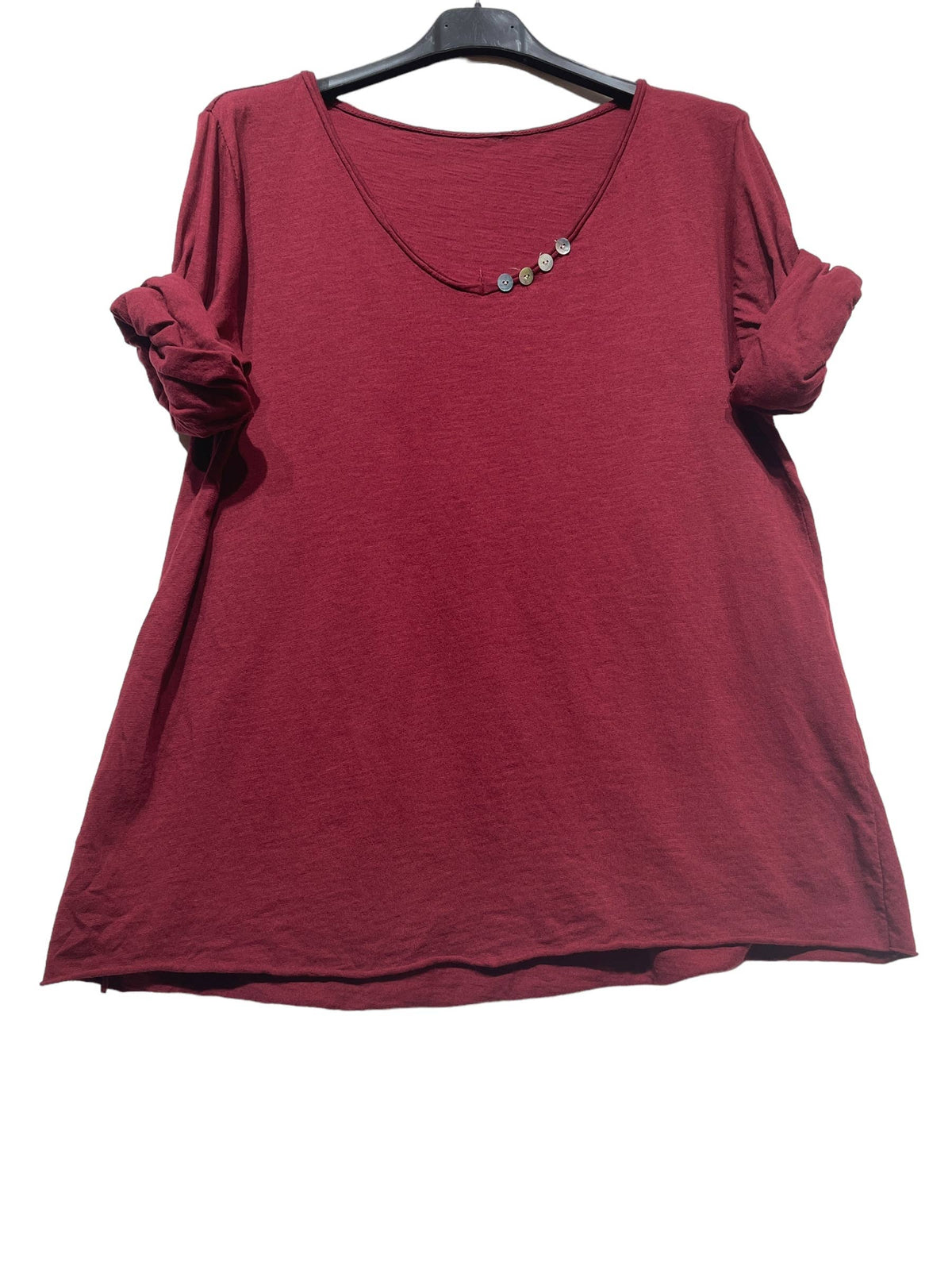69461 BASIC COTTON TSHIRT: Black