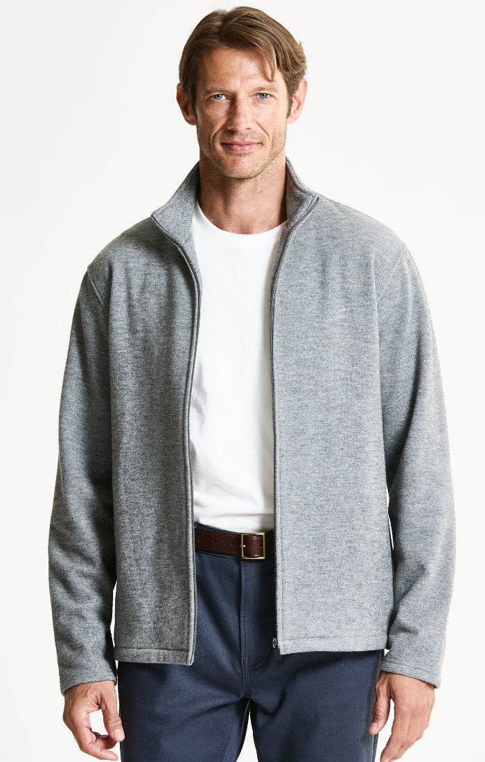 Heathered Knit Full-Zip