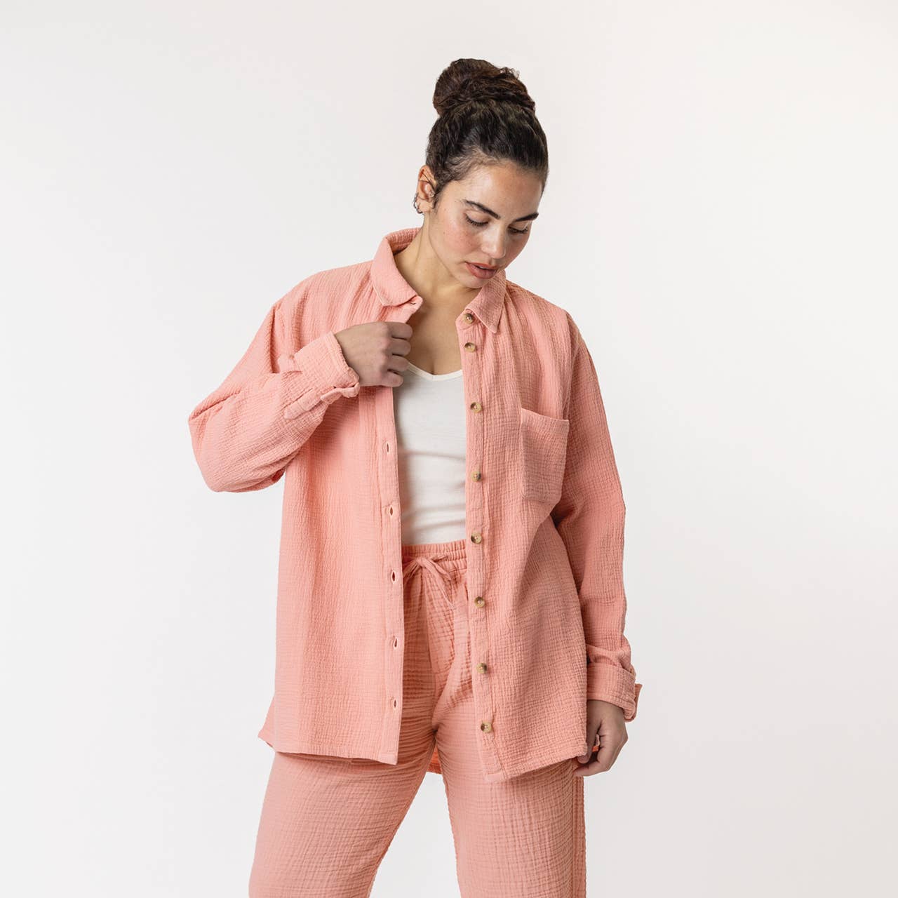 100% Organic Cotton - Button Down Shirt