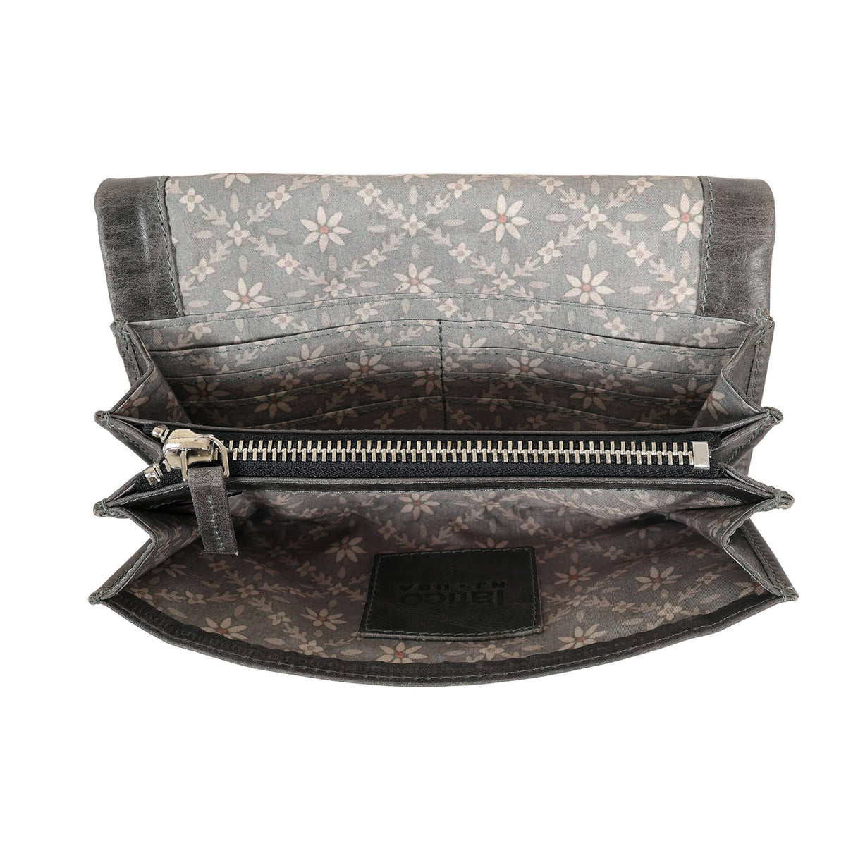 Eloise Crackled Napa Leather Wallet