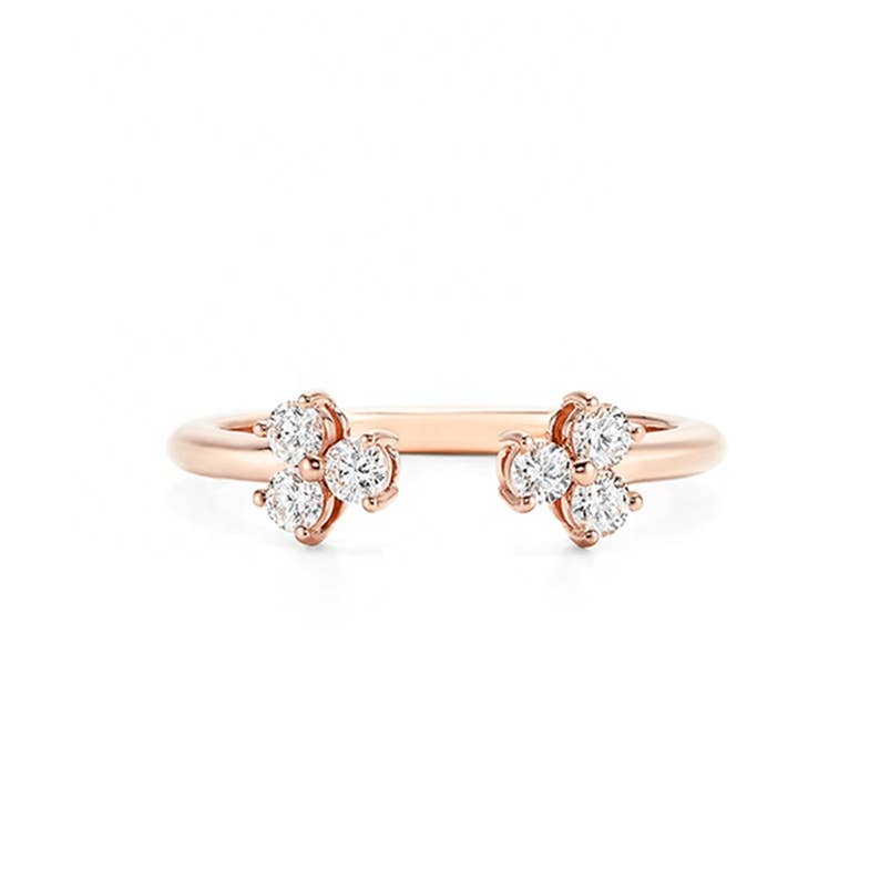 TRIPLE CRYSTAL CUFF RING - R-F7255