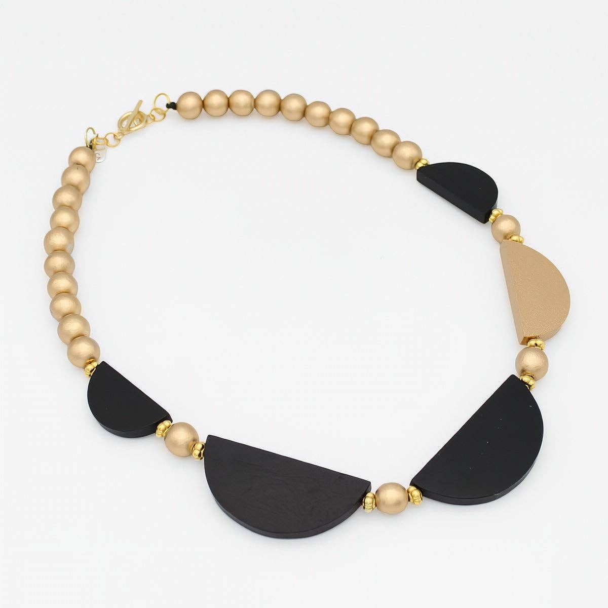 Gold Celeste Crescent Necklace