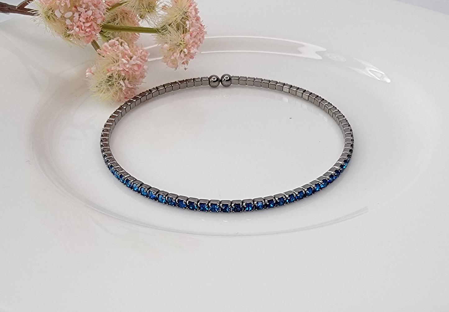 Dark Metal Stackable Bracelet