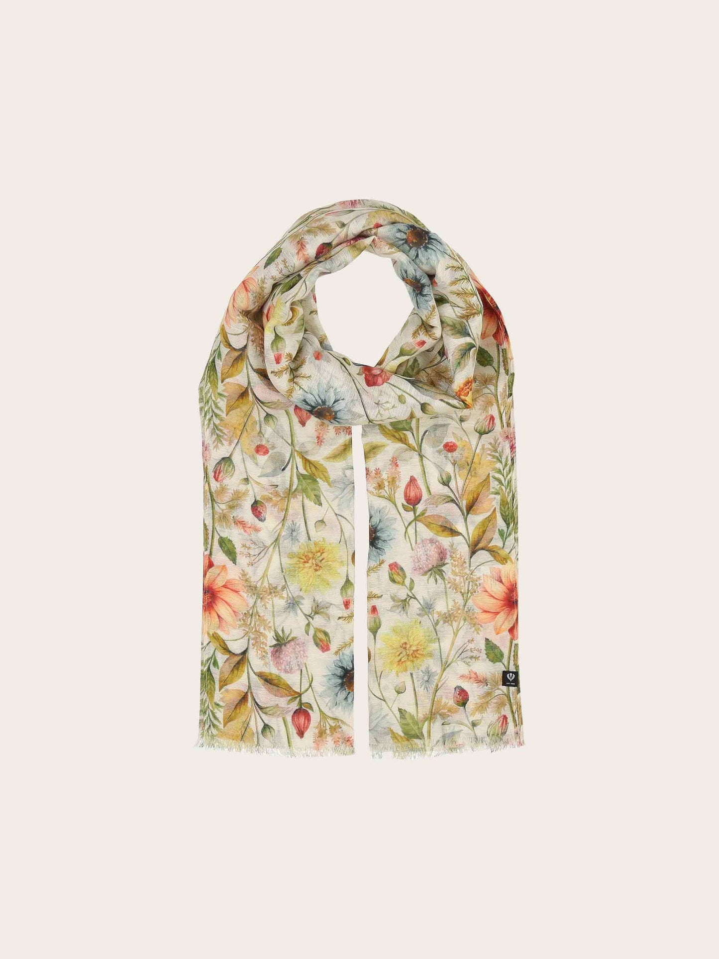 Vintage Floral Scarf