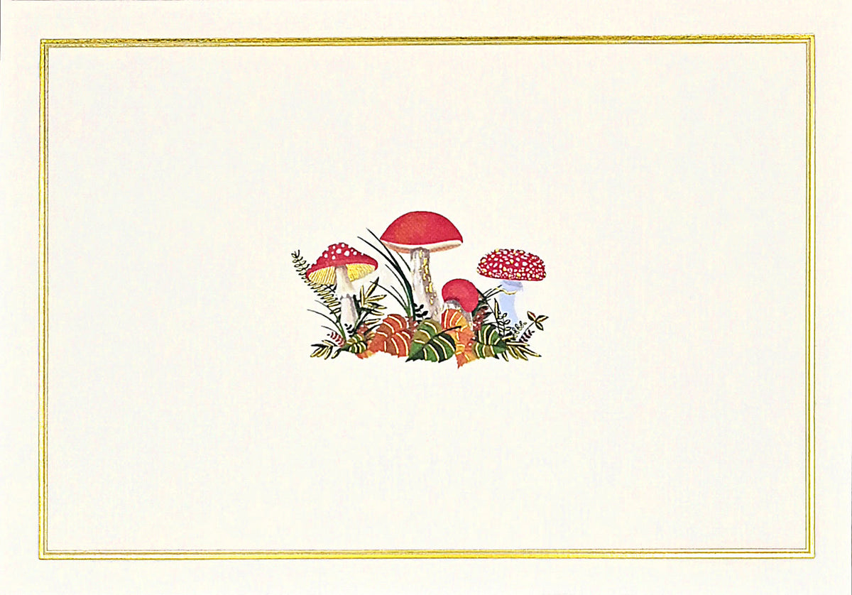 Note Card Mushrooms