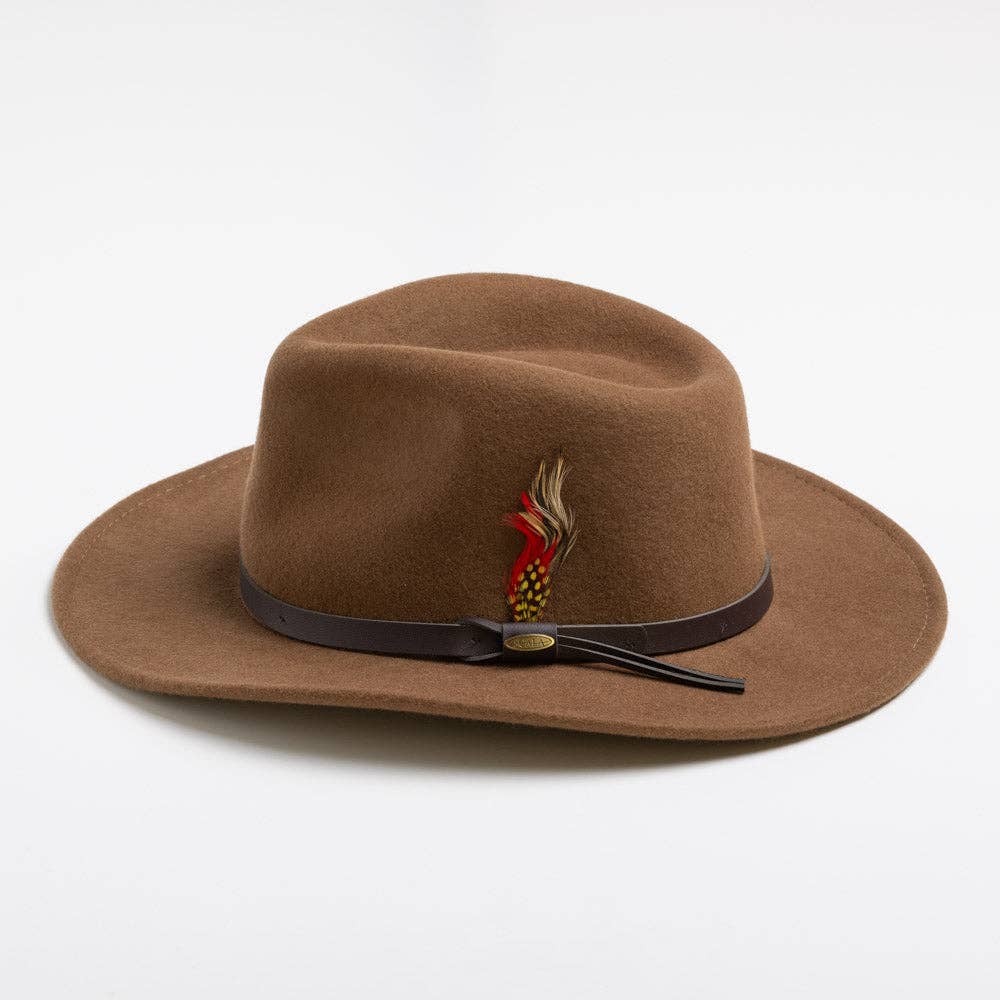 Mens Winter Wool Felt Crushable Hat- Dakota