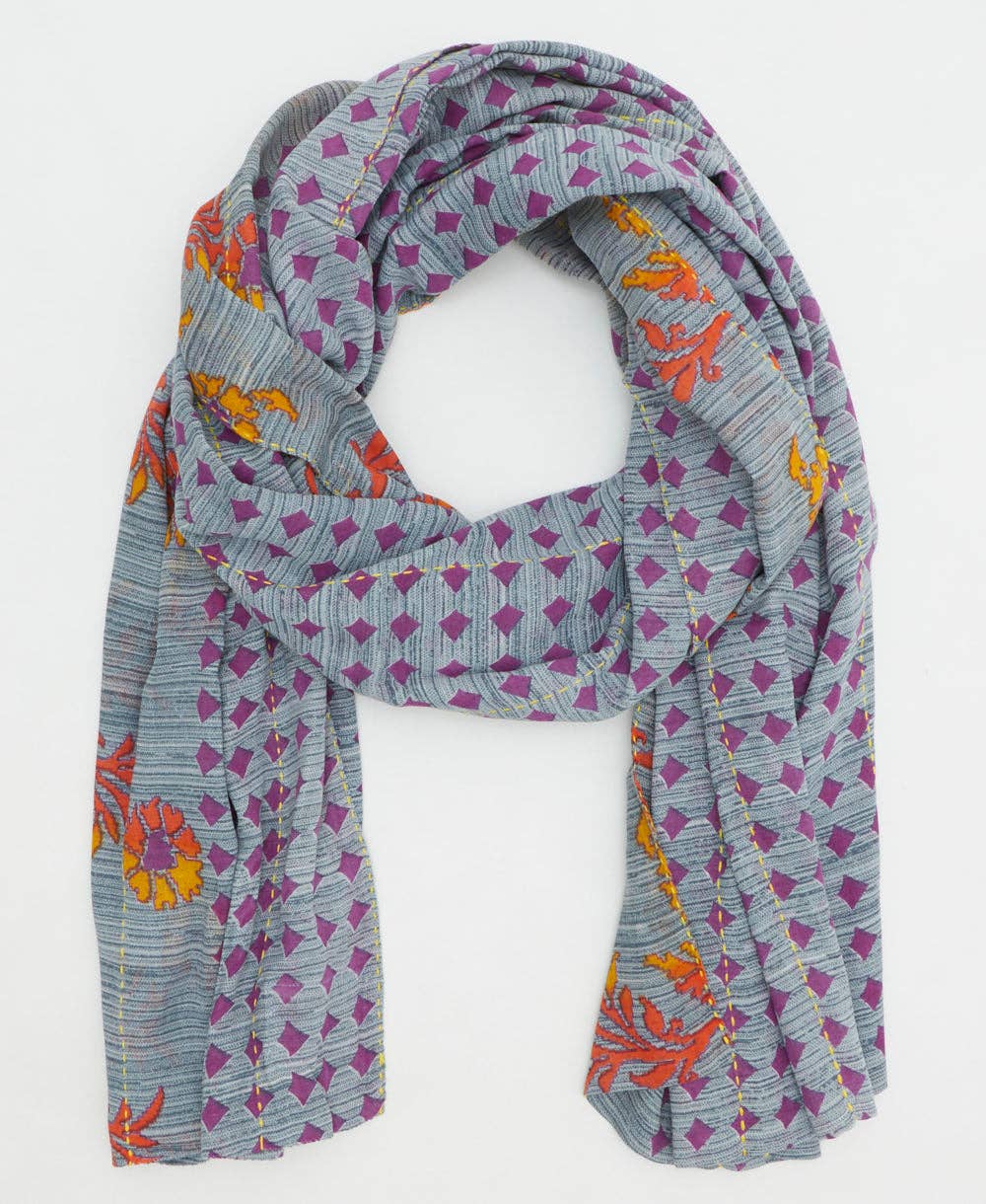 Kantha Long Scarf - No. 250668