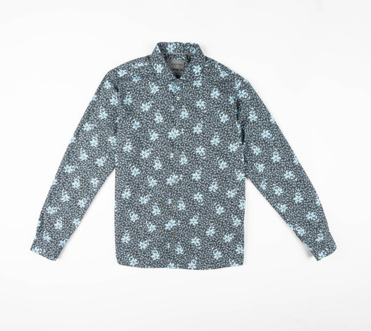 Blue Floral Classic Long Sleeve
