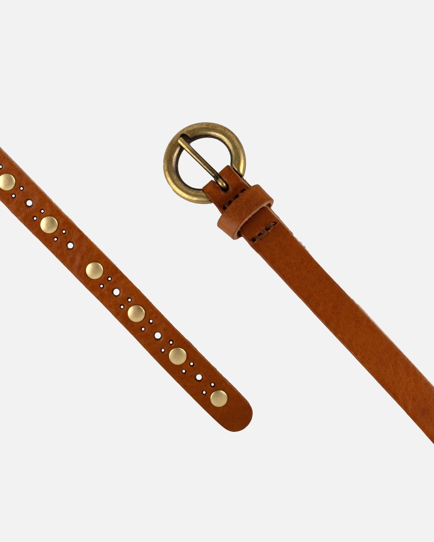 Chloe | Vintage Studded Skinny Belt