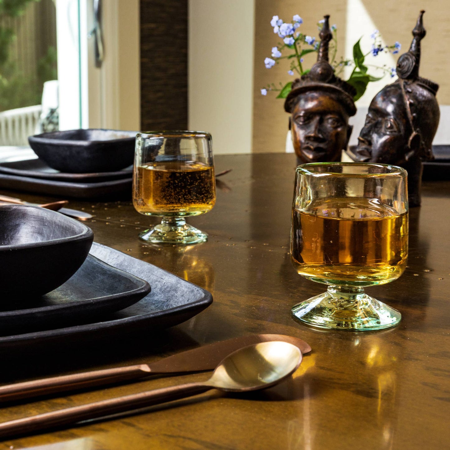 Handblown Short Stemmed Wine Glass