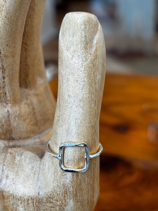 Square Open Ring