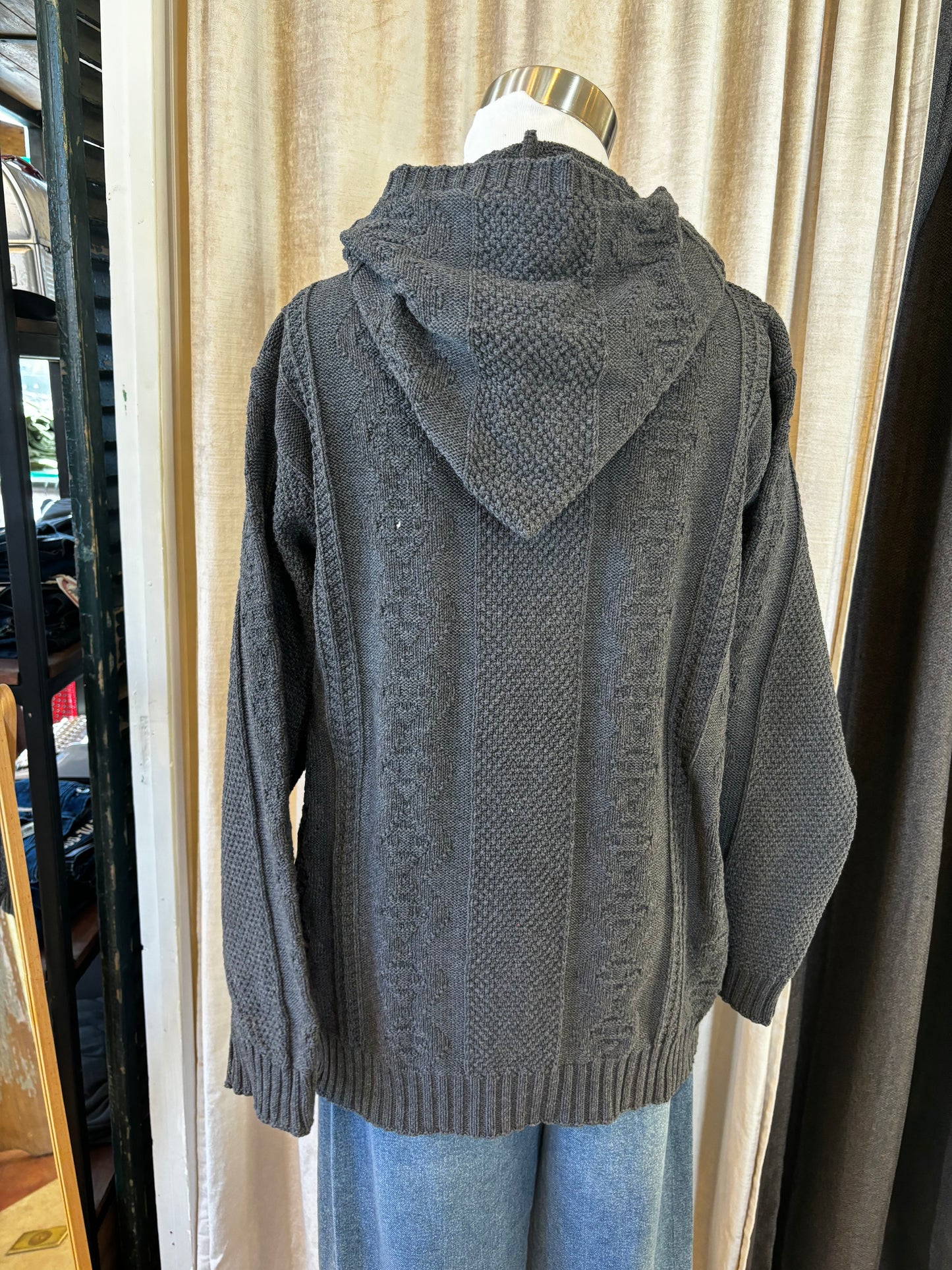 Grey Hooded Sweater