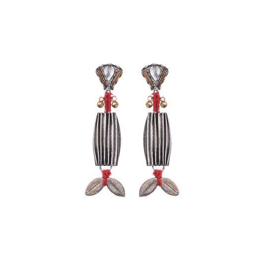 Metal Bloom Earrings