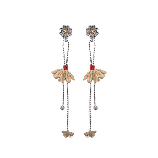 Metal Bloom Earrings