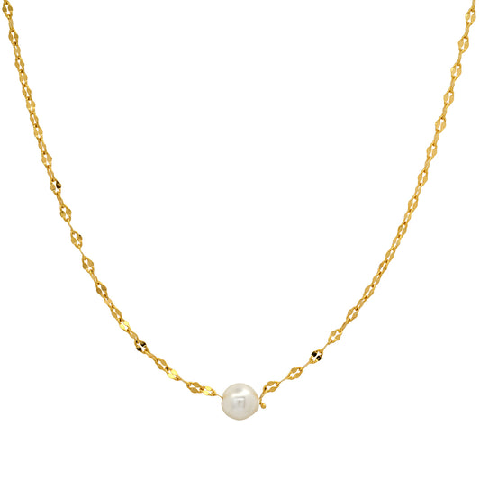 Single Pearl Necklace 0028