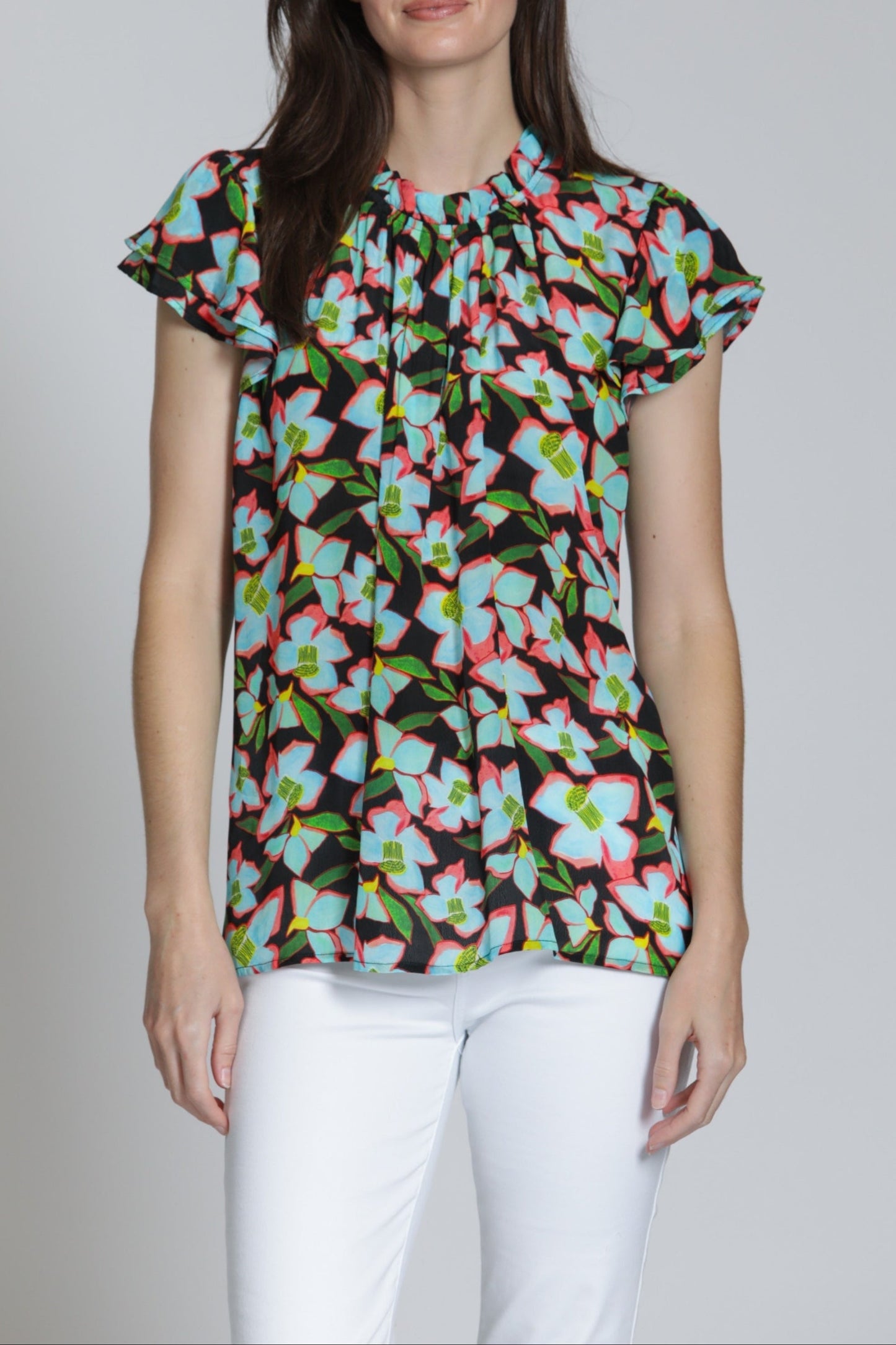 Flutter Sleeve Top
