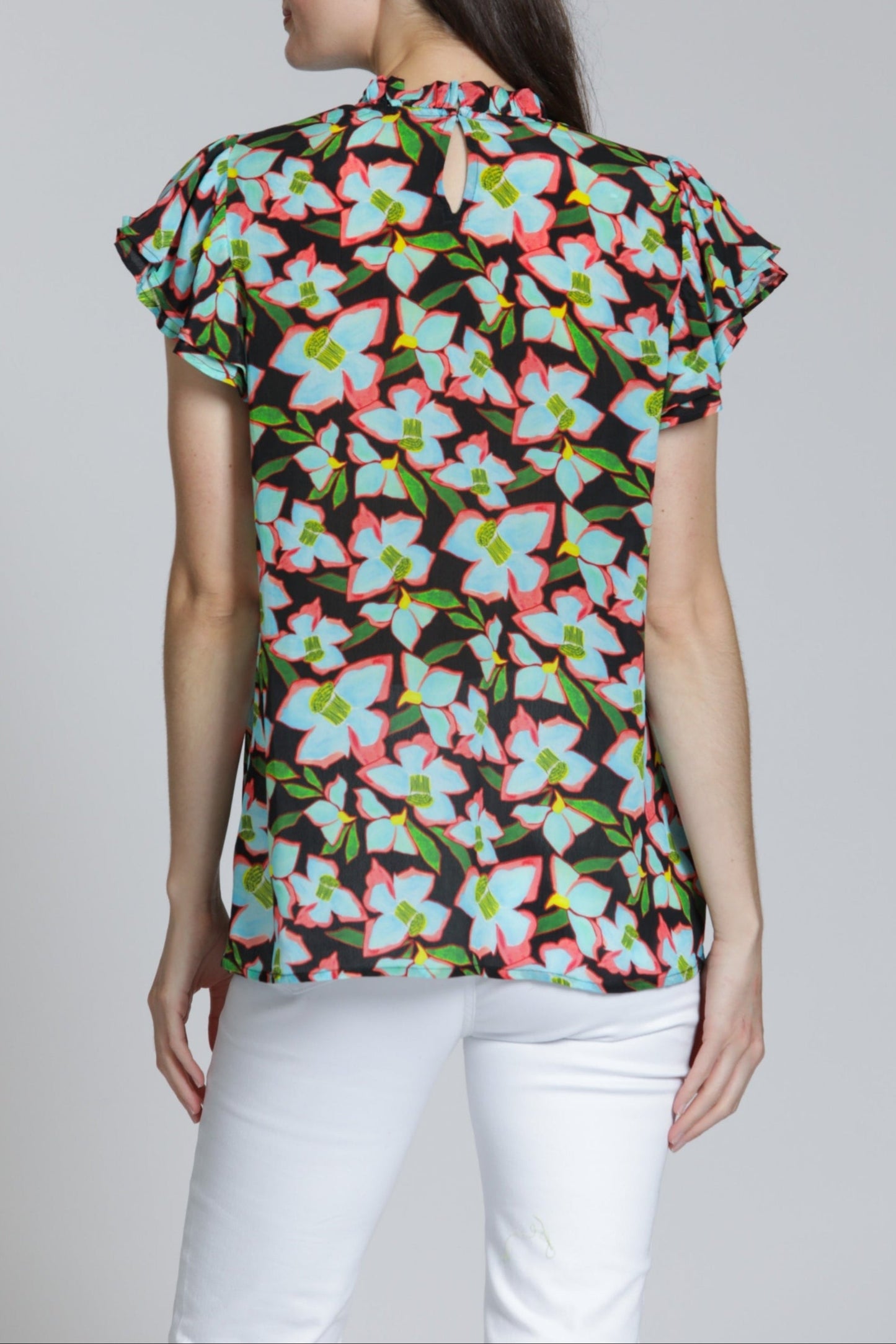 Flutter Sleeve Top