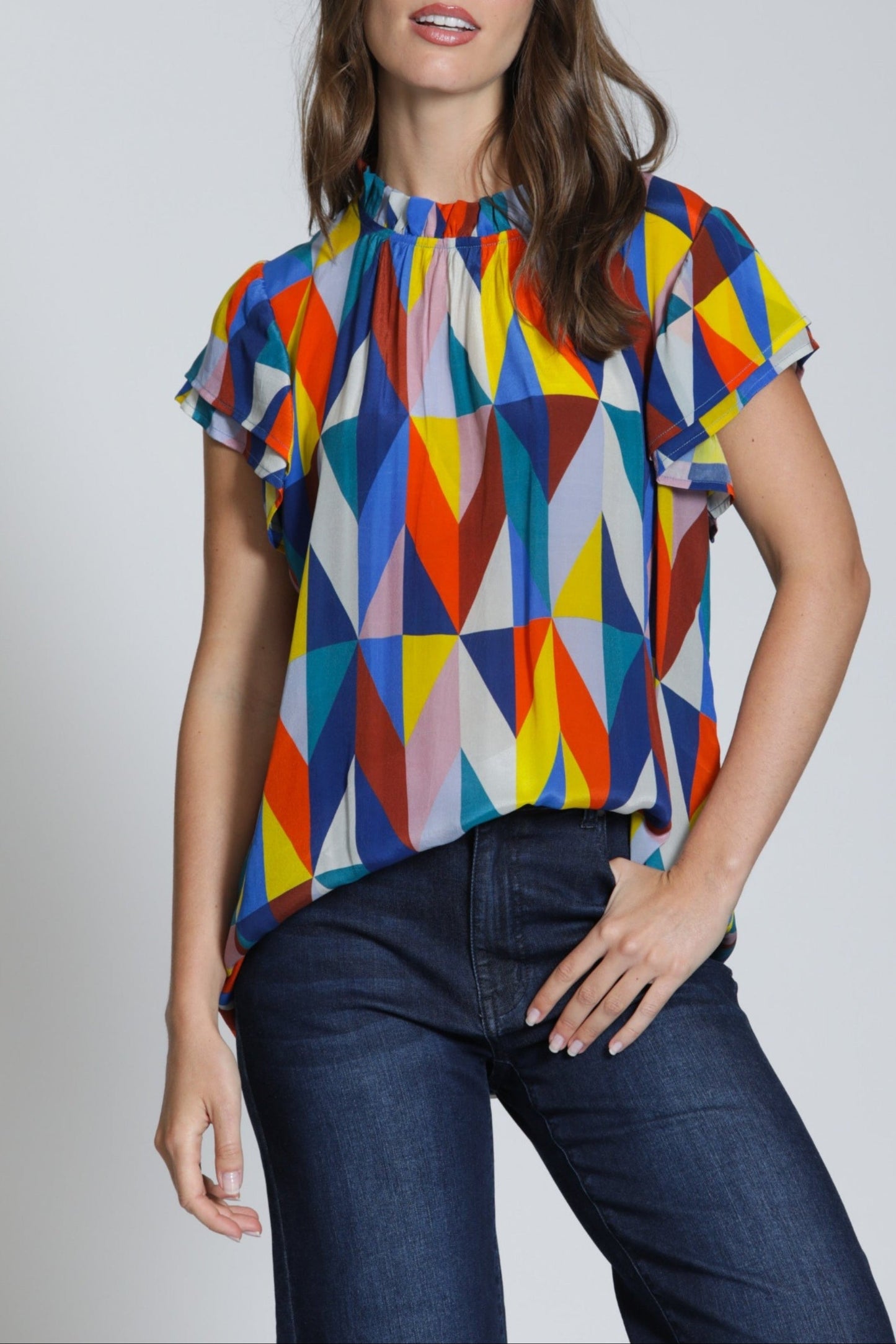 Flutter Sleeve Top
