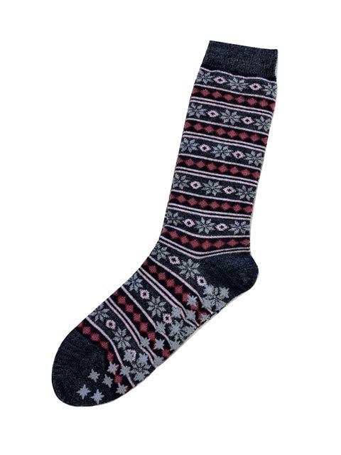 Fair Isle Stripe Socks