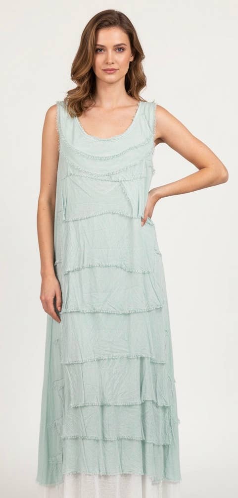 Silk Maxi Ruffle Dress
No Tariffs Will Be Added