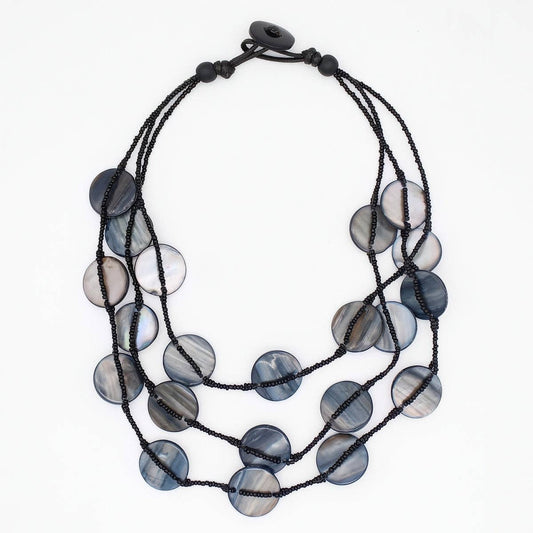 Black Sky Dream Bib Necklace