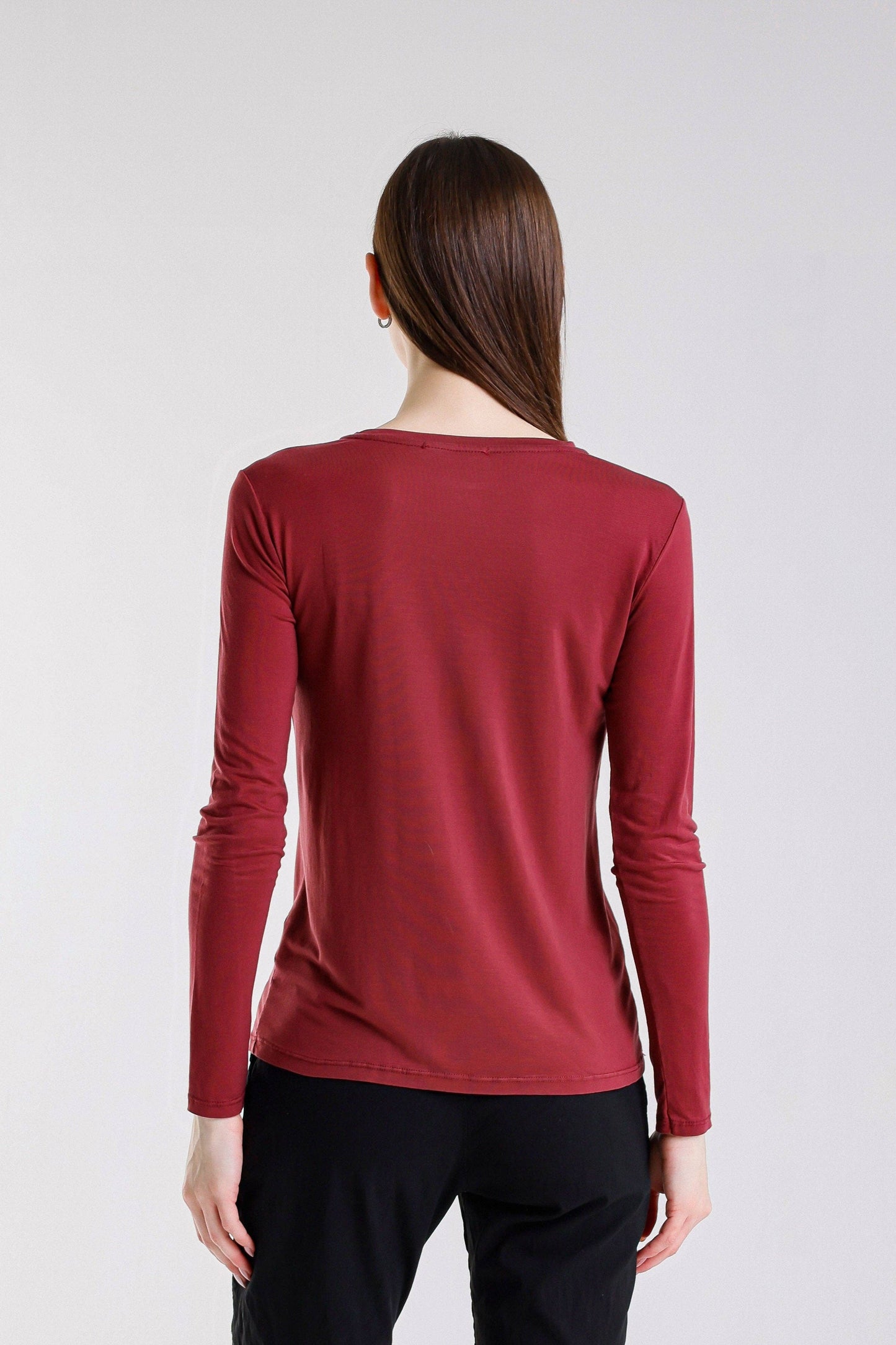 Renata Long Sleeve Crew Neck Tee (BLS432)