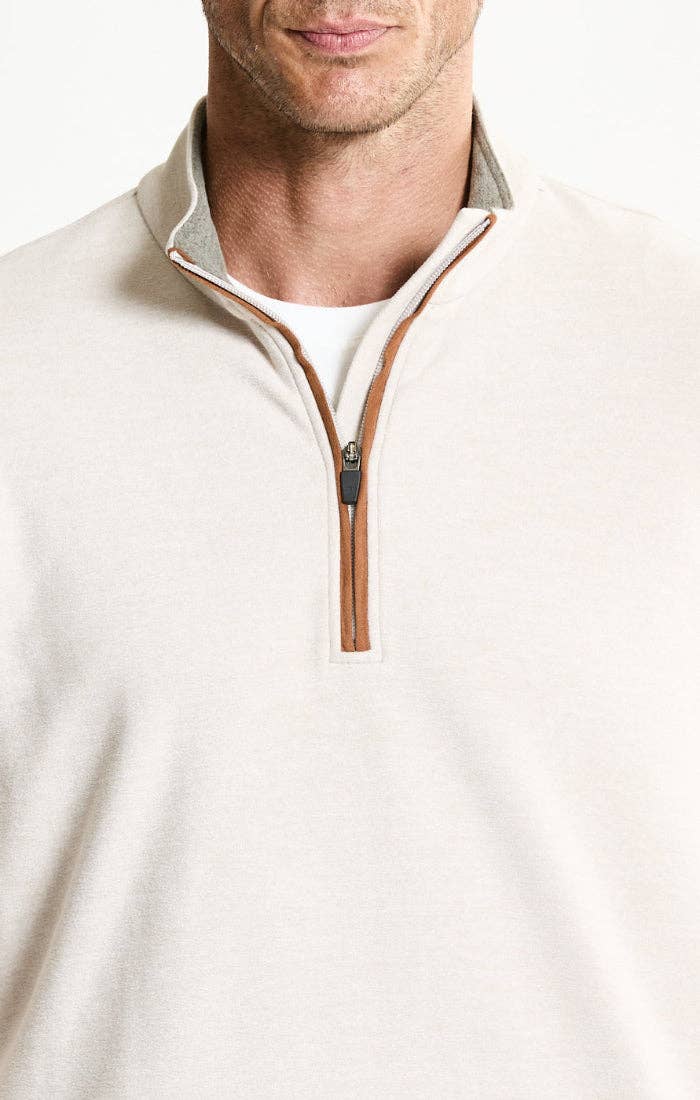 Ultra Soft Heather Pullover Quarter Zip