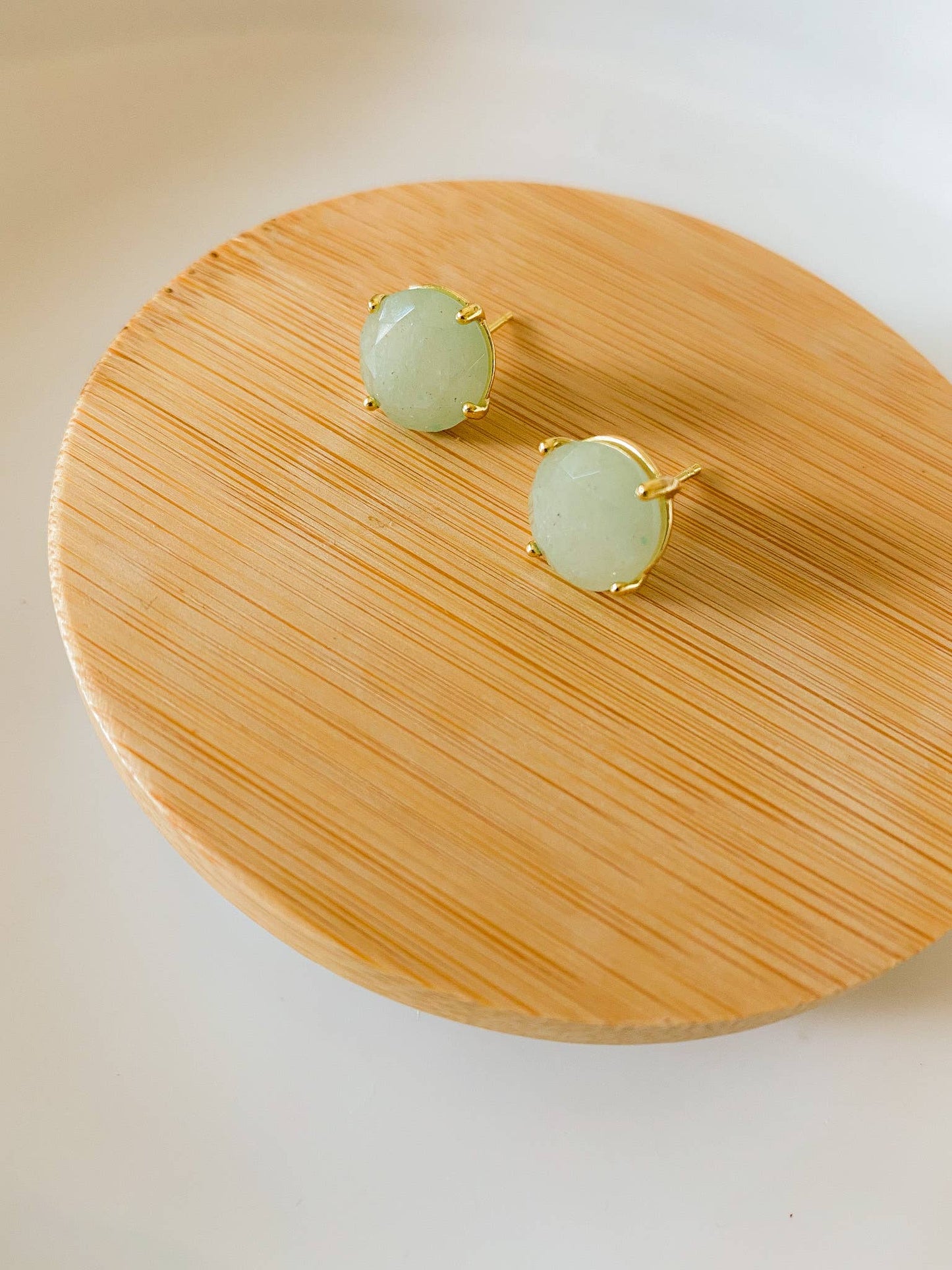 Big Gem Stud Earrings