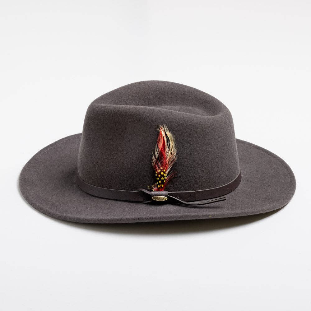 Mens Winter Wool Felt Crushable Hat- Dakota